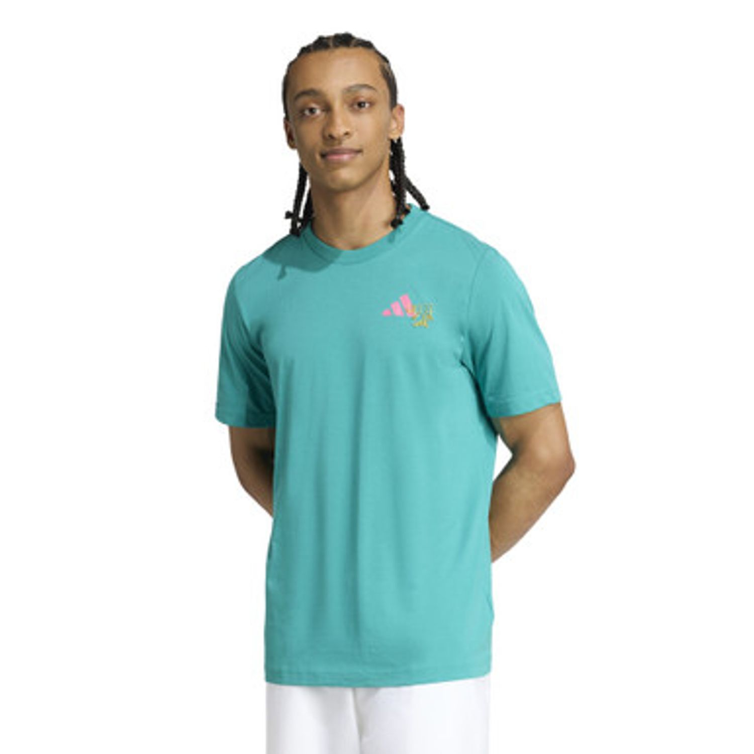 adidas Padel Graphic Tee - Men&#39;s (Pure Teal)