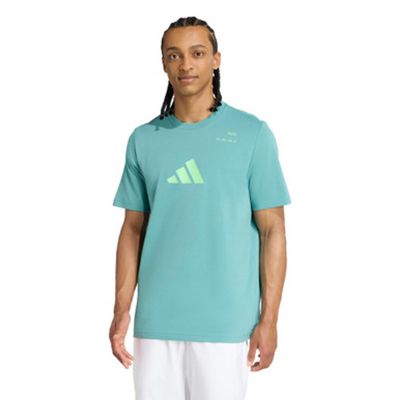 adidas Padel Category Graphic Tee - Men&#39;s (Powder Teal)