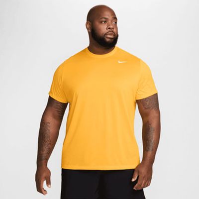 Nike Dri-FIT Legend Short Sleeve Tee - Men&#39;s (Gold/White)