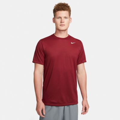 Nike Dri-FIT Legend Short Sleeve Tee - Men&#39;s (Maroon)