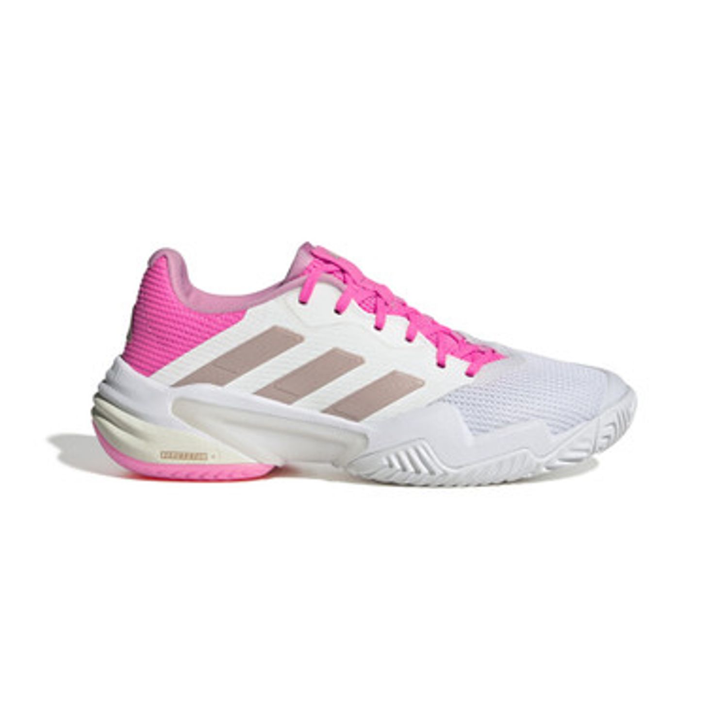 adidas Barricade 13 - Women&#39;s  (White/Ash Pearl/Lucid Pink)
