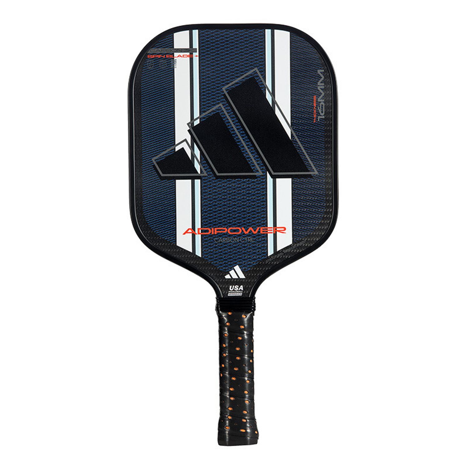 adidas adipower CARBON CTRL Pickleball Paddle (2024) (Dark Blue)