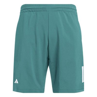 adidas Boys&#39; Club 3 Stripes Short (Powder Teal)
