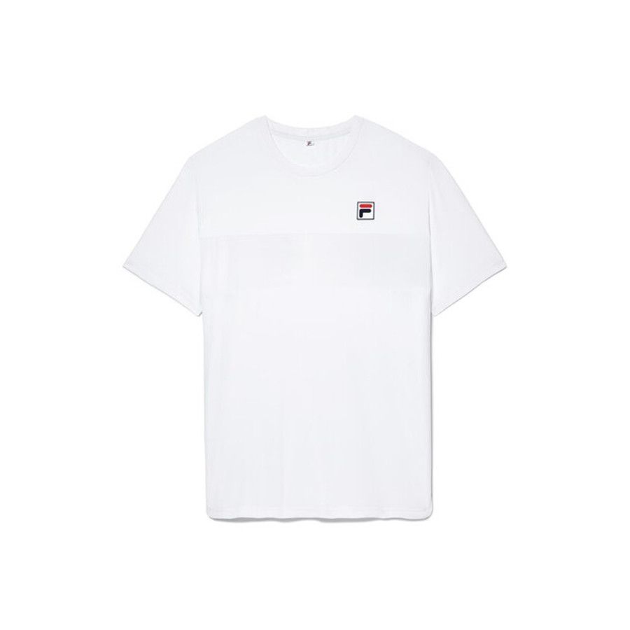 FILA Essentials Short Sleeve Crew - Men&#39;s (White)