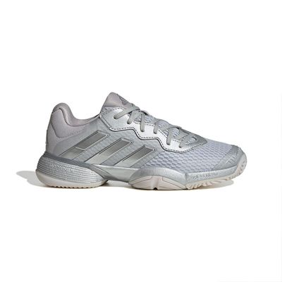 adidas Barricade k - Kids&#39; (Silver/Dash Grey)