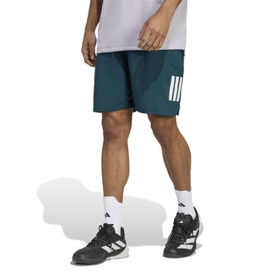 adidas Club 3 Stripes 7&quot; Short - Men&#39;s (Aurora Ivy)