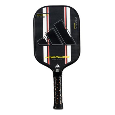 adidas adipower CARBON ATTK Pickleball Paddle (2024) (Black)