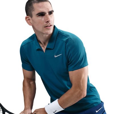 Nike Court Advantage Slam NY Polo - Men&#39;s ( Green Abyss )
