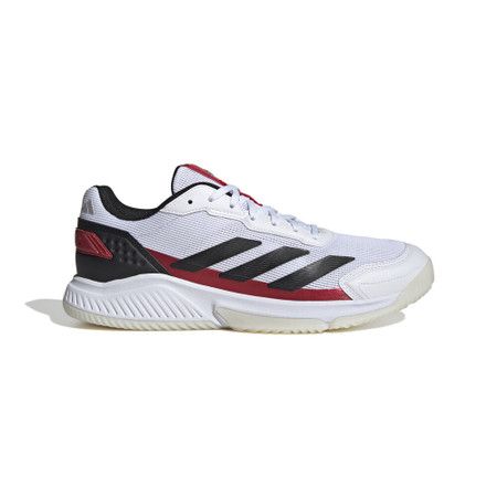 adidas Courtquick Padel - Men's - White/Black/Lucid Red