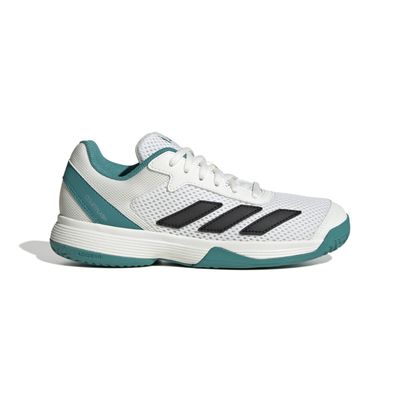 adidas Courtflash k - Kids' - White/Pure Teal/Black