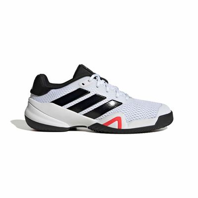 adidas Barricade - Kids (White/Black)