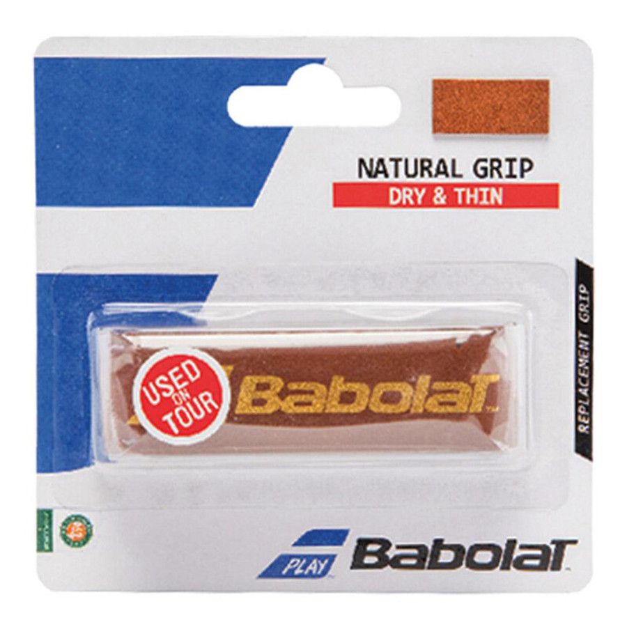 Babolat Natural Leather Reaplacement Grip (Brown)