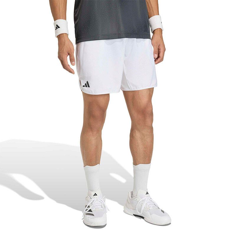 adidas Club Graphic 7" Short - Men's (White)