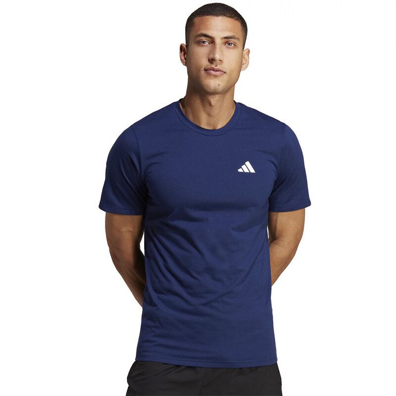 adidas Workout Essentials Feelready Tee - Men's  (Dark Blue)