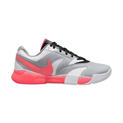 Nike Court Lite 4 PRM - Men's  (White/Hot Lava/Wolf Grey)