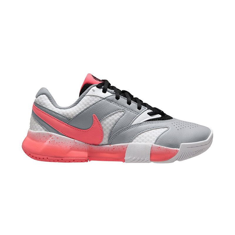 Nike Court Zoom Lite 4 PRM - Women's  (White/Hot Lava/Wolf Grey)