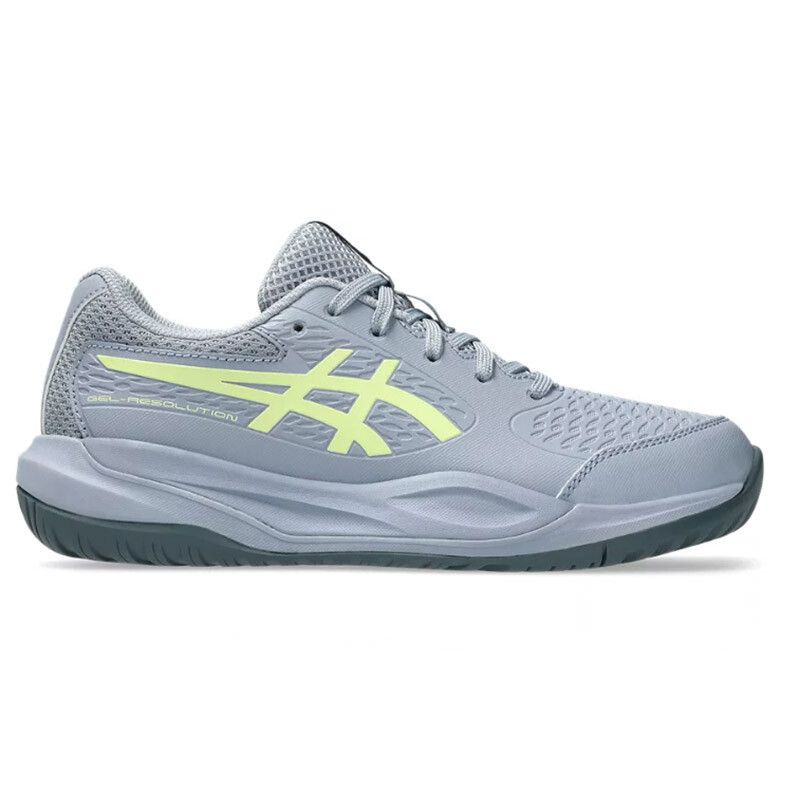 ASICS GEL Resolution X Kids' Shoe  (Grey Blue/Pistachio)