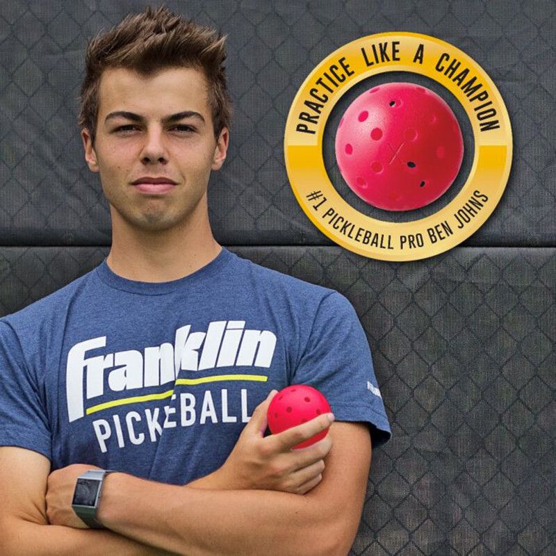 Franklin X-40 Outdoor Pickleballs (3x) (Pink) - Pink