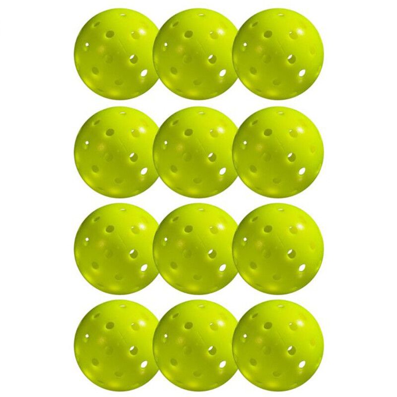 Franklin X-40 Pickleballs (12x) (Optic Yellow) - Yellow