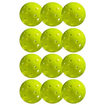 Franklin X-40 Pickleballs (12x) (Optic Yellow) - Yellow