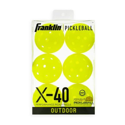 Franklin X-40 Pickleballs (6x) (Optic) - Yellow