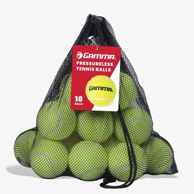 GAMMA Bag-O-Pressureless Balls (18x) - Yellow