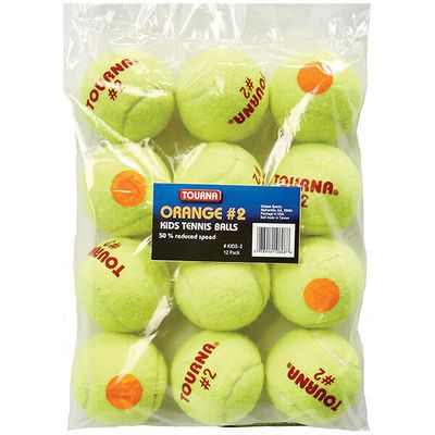 Tourna Stage 2 Orange Dot Tennis Balls (12x)
