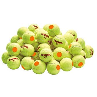 Tourna Stage 2 Orange Dot Tennis Balls (60x)