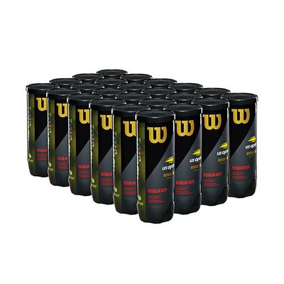 Wilson US Open Regular Duty Tennis Balls (Case 24x)