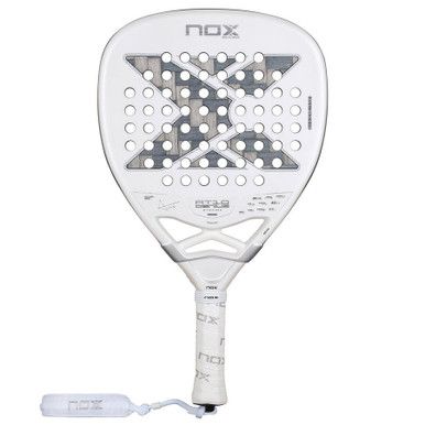 NOX Padel AT10 Genius Attack 12K Alum Xtrem Agustin Tapia - White/Black