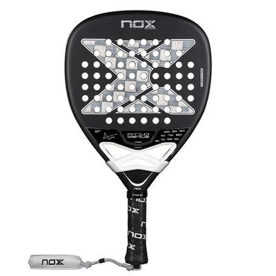 NOX Padel AT10 Genius Attack 18K Alum Agustin Tapia 2026 - Black/Silver