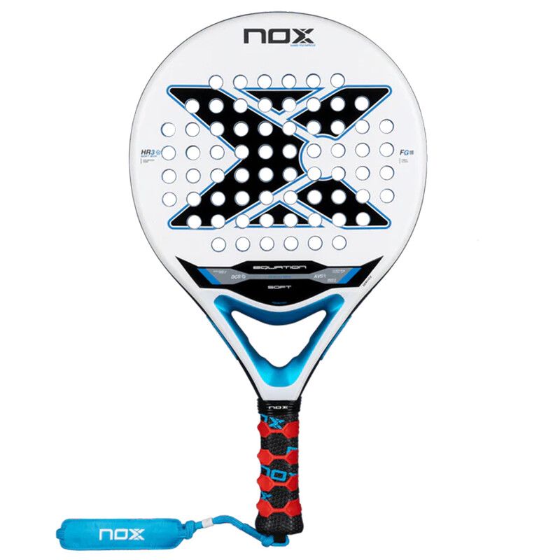 NOX Padel Equation Soft Advanced 2026 - White/Blue