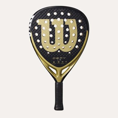 Wilson Defy LS V1 Padel - Black/Gold