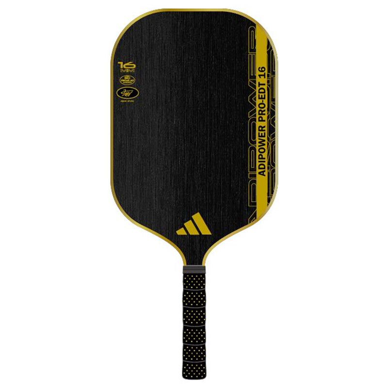adidas Adipower Pro EDT 16 2025 Pickleball Paddle - Black/Gold