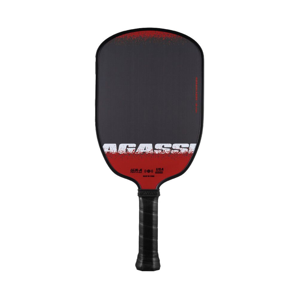 JOOLA Agassi Edge 16mm Pickleball Paddle - Black/Red/White
