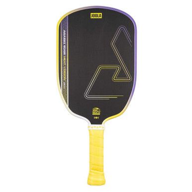 JOOLA Agassi Edge Heat Vision 16mm Pickleball Paddle - Gradient Flash Yellow