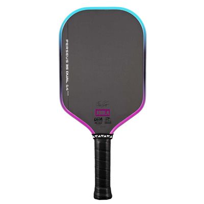 JOOLA Ben Johns Perseus Pro 3S Dual 14mm Pickleball Paddle - Black/Pink/Aqua