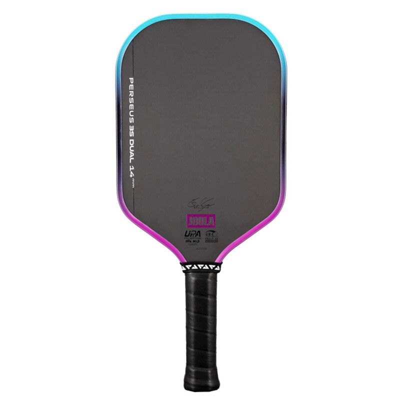 JOOLA Ben Johns Perseus Pro 3S Dual 14mm Pickleball Paddle - Black/Pink/Aqua