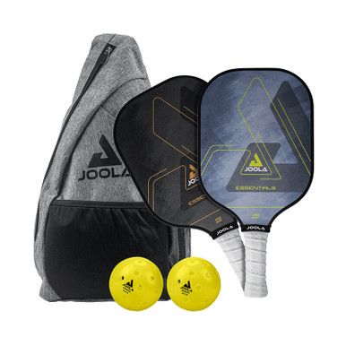 JOOLA Essentials Pickleball Set - Grey/Black/Blue
