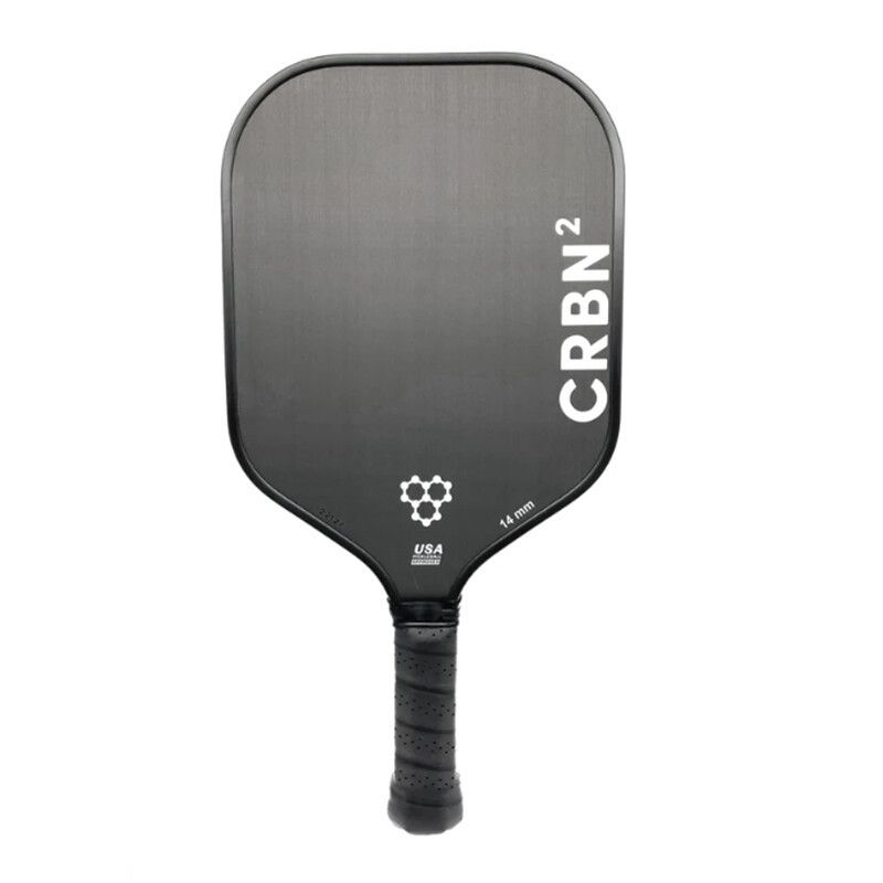 CRBN2 Pickleball Paddle (14mm) (Black/White) - Black