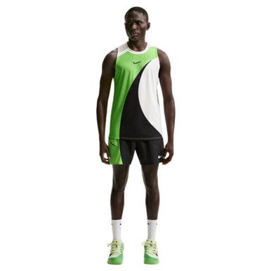 Nike Court Advantage Printed Tank MB - Men's - Sail/Mean Green/Black