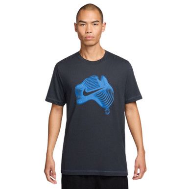 Nike Court Dri-FIT OZ Open Tee - Men's - Dark Obsidian/Photo Blue