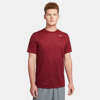 Nike Dri-FIT Legend Short Sleeve Tee - Men's - Maroon