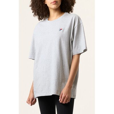 FILA Classic Relaxed Tee - Unisex - Grey Heather