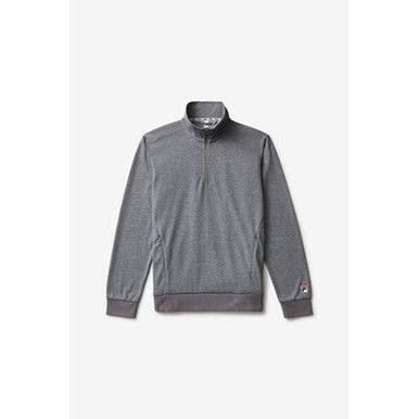 FILA Essentials Long Sleeve 1/4 Zip Top - Men's - Grey