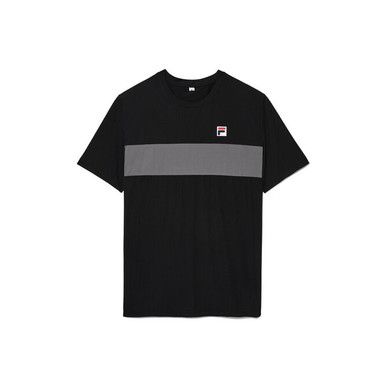 FILA Essentials Short Sleeve Crew - Men's - Black/Grey