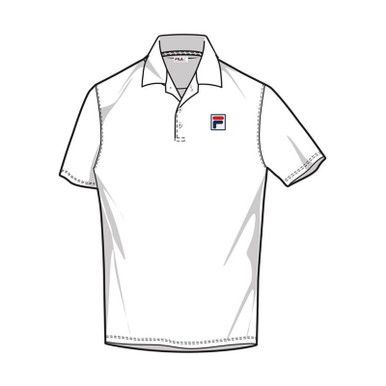 FILA Pique Polo - Men's - White