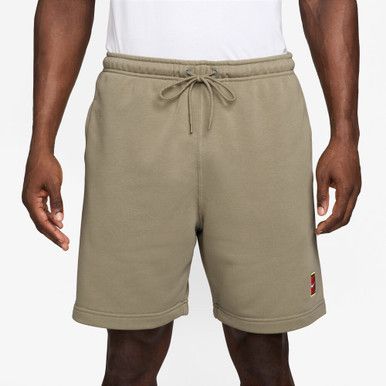 Nike Court Heritage Fleece Short - Men's | Holiday - Neutral Olive