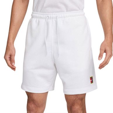 Nike Court Heritage Fleece Short - Men's - White