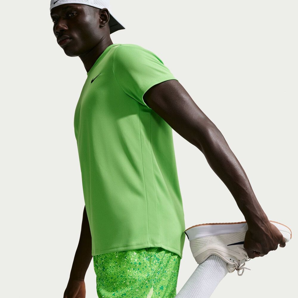 Nike Court Victory 7pulg. Short AOP - Men's - Mean Green/Lt Liquid Lime